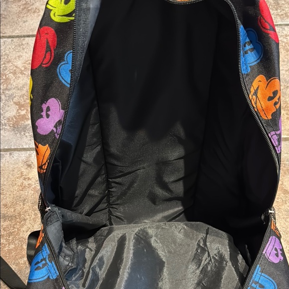 Walt Disney World Exclusive Rainbow Mickey Mouse Silhouette Multicolor Backpack - Picture 3 of 5
